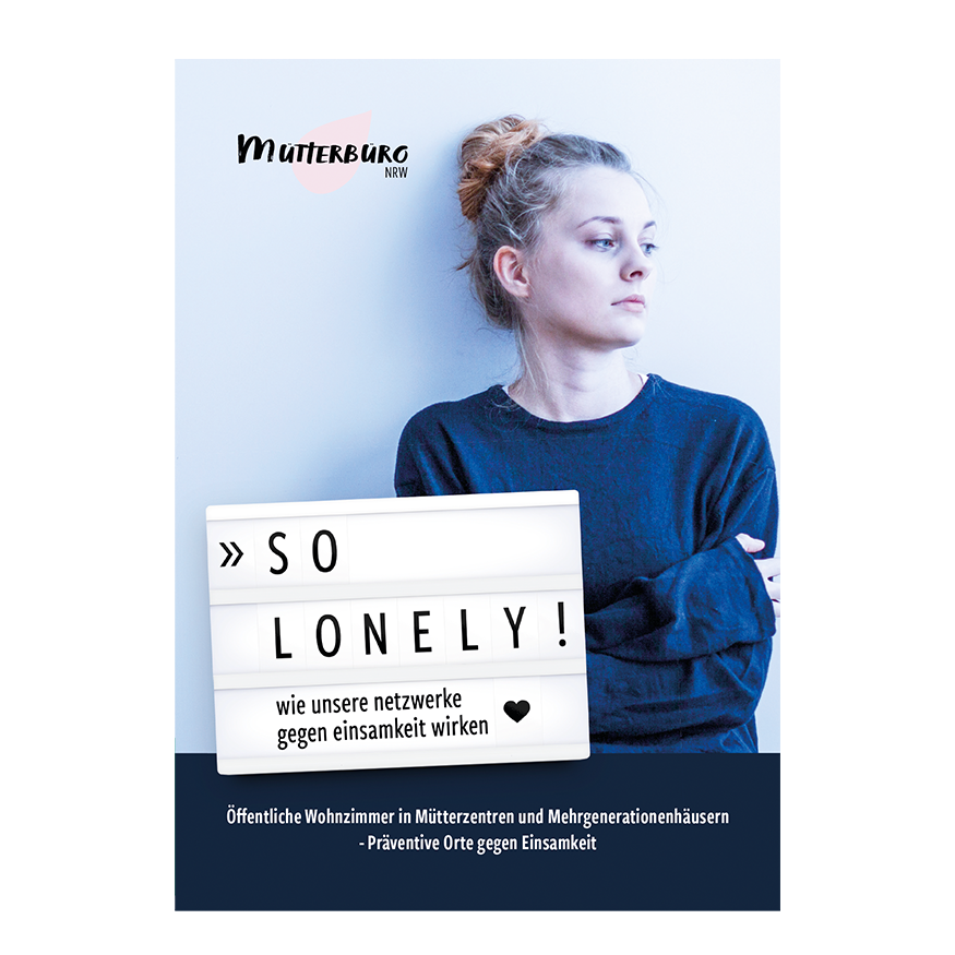 Cover der Broschüre "So lonely"