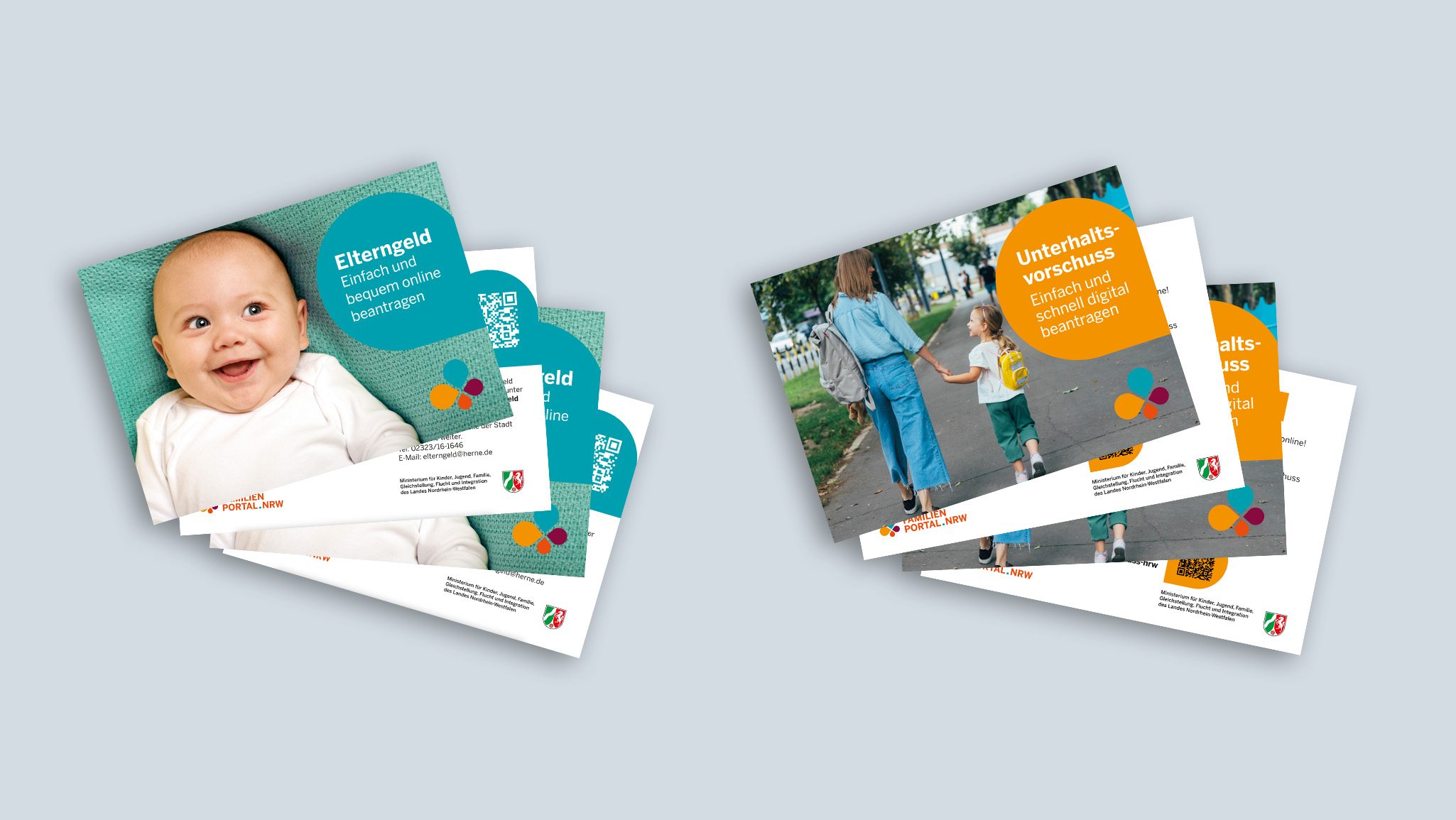 Elterngeld online und Unterhaltsvorschuss