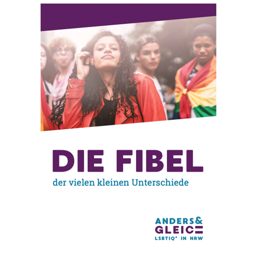 Titelbild der Broschüre "Die Fibel der vielen kleinen Unterschiede"